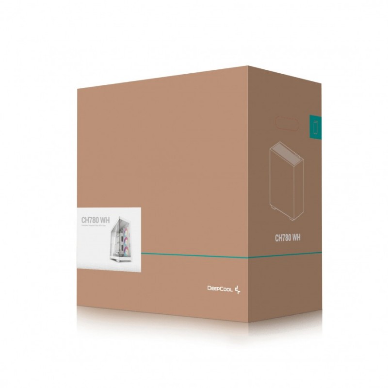 DeepCool кутия Case E-ATX - CH780 WH - Dual-Chamber, R-CH780-WHADE41-G-1