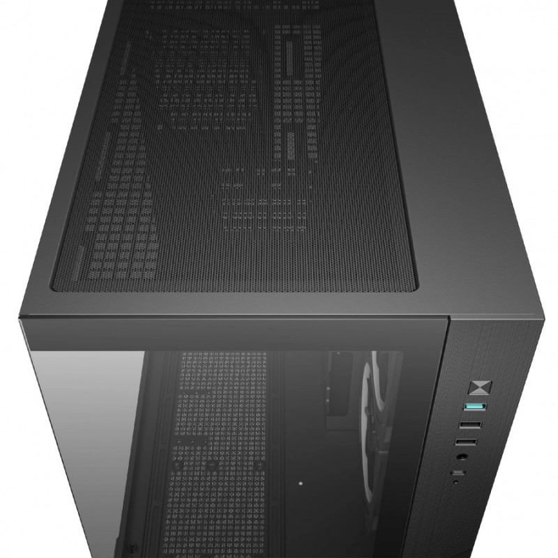 DeepCool кутия Case mATX - CG330 3F - 3 ARGB Fans