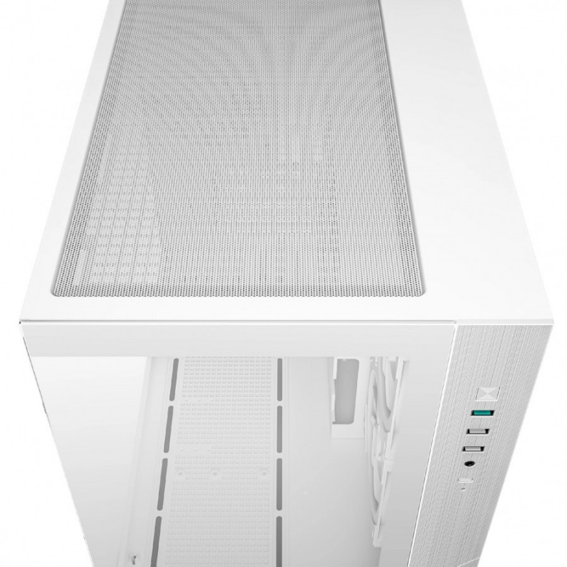 DeepCool кутия Case mATX - CG330 3F WH - 3 ARGB Fans