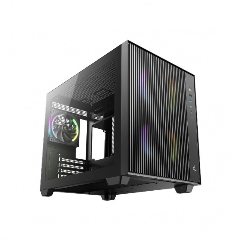 DeepCool кутия Case mATX - CG330 MESH 3F