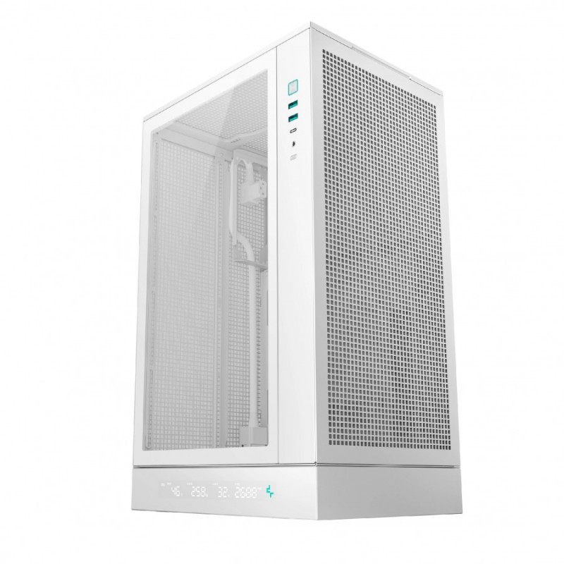 DeepCool кутия Case mATX - CH270 DIGITAL WH