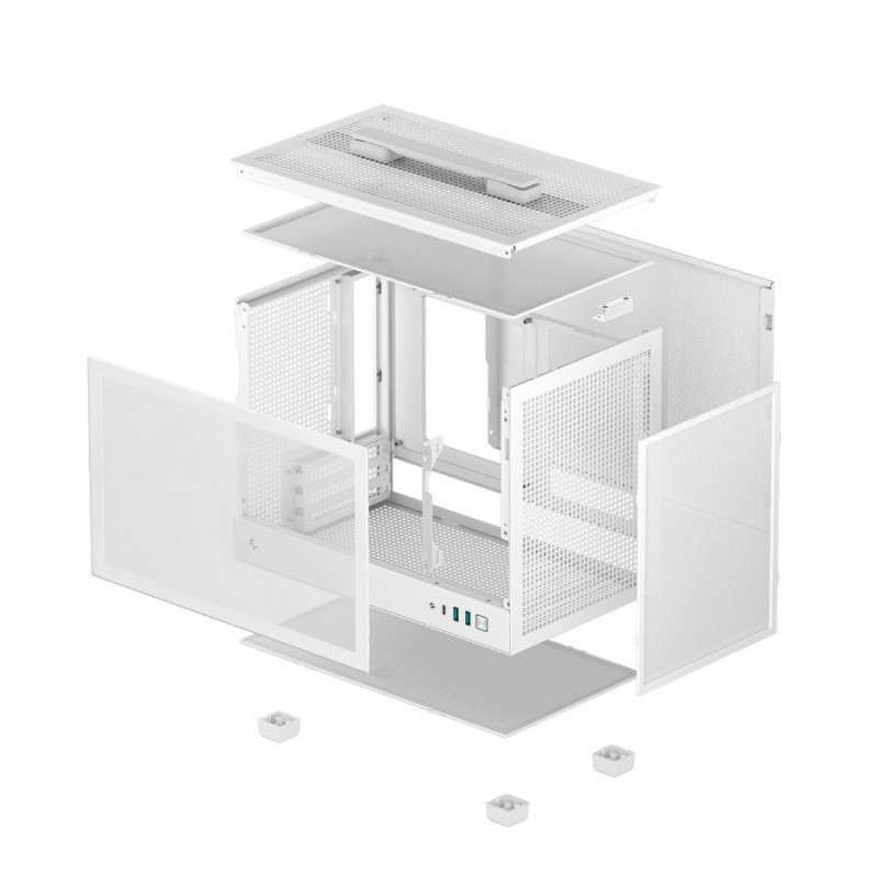 DeepCool кутия Case mini-ITX - CH160 WH, R-CH160-WHNGI0-G-1