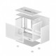 DeepCool кутия Case mini-ITX - CH160 WH, R-CH160-WHNGI0-G-1