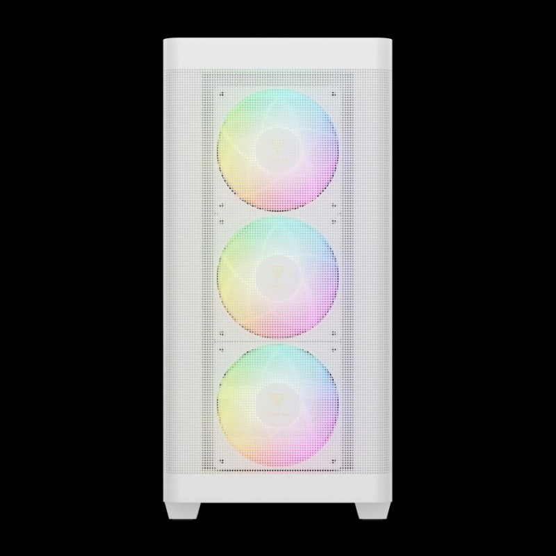 Gamdias кутия Case E-ATX - ATHENA M3 White - USB-C, 4 x 120 mm A-RGB, Mesh, Tempered Glass, ATHENA-M3-WHITE