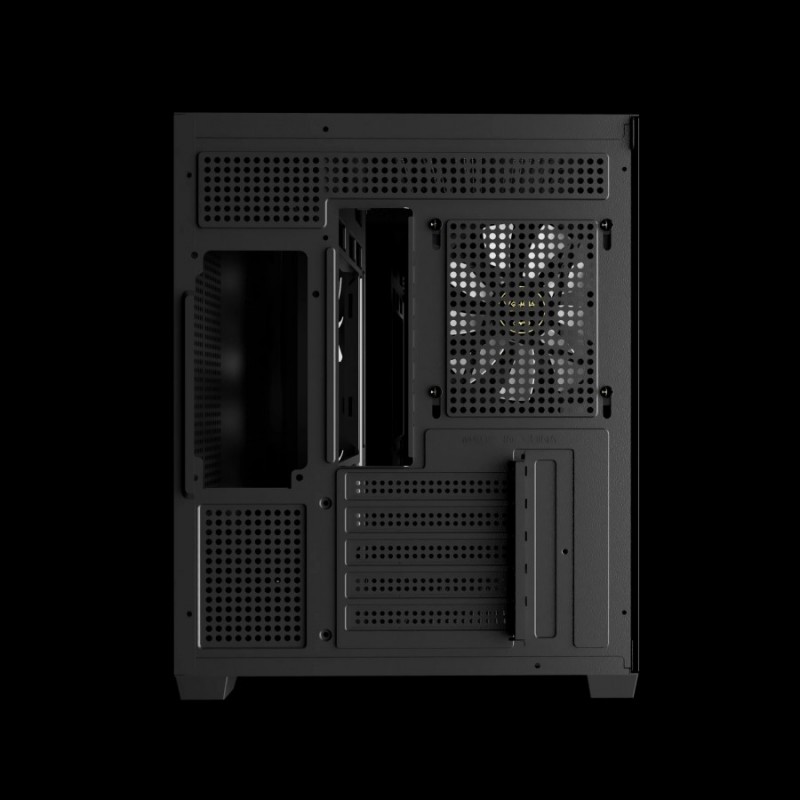 Gamdias кутия Case mATX - AURA GC10M v2 - 3 x 120 mm A-RGB, USB-C, Tempered Glass
