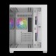 Gamdias кутия Case mATX - AURA GC10M v2 White - 3 x 120 mm A-RGB, USB-C, Tempered Glass