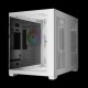 Gamdias кутия Case mATX - AURA GC10M v2 White - 3 x 120 mm A-RGB, USB-C, Tempered Glass