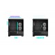 Gamdias кутия Case mATX - AURA GC12 ARGB BK - 6 x 120 mm A-RGB, USB-C, Tempered Glass