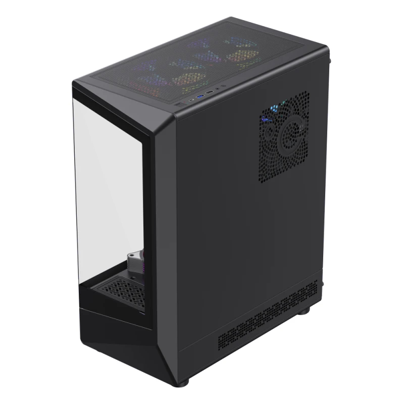 Gamemax кутия Case ATX - Vista COC AB - 5 x 120 mm A-RGB Fans, MB Plate COC Fan