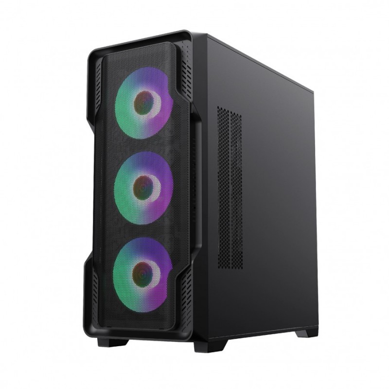 Gamemax кутия Case EATX - SIEGE Black - Addressable RGB, GM-14100901687