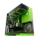 Geometric Future кутия Case EATX - Model 5 Black/Green, NVIDIA style limited edition, 1AM5WKNV00100