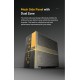 Geometric Future кутия Case EATX - Model 5 Vent Black/Yellow - 5 x 140 mm aRGB fans included, GEO-M5VF-BY