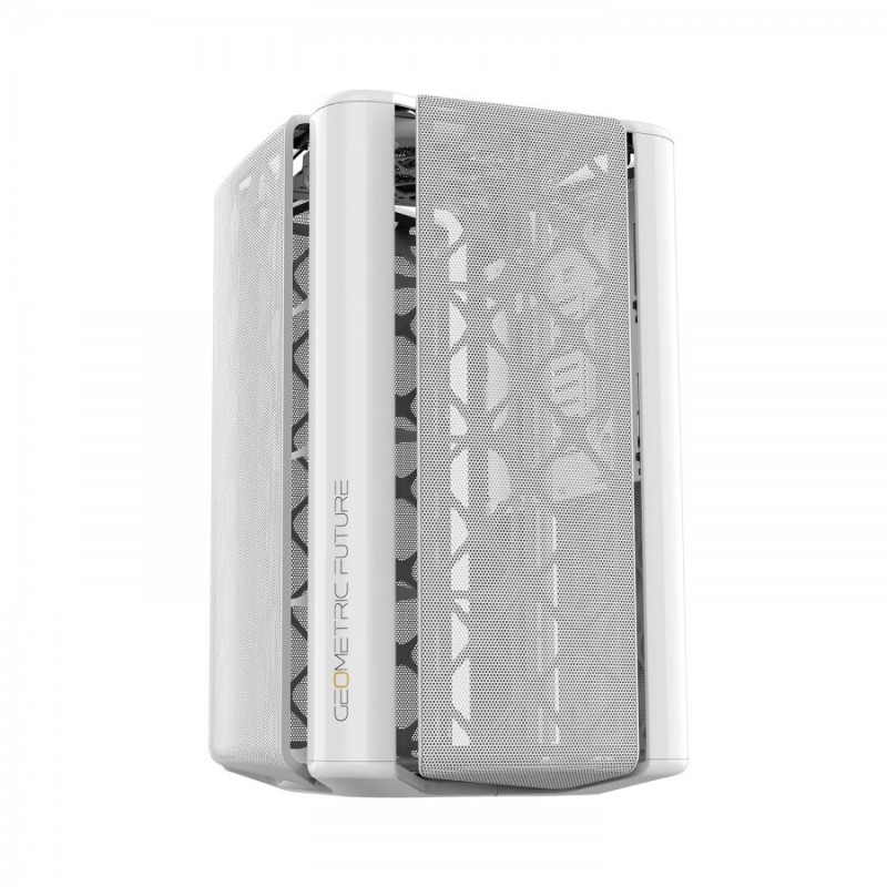 Geometric Future кутия Case mATX - Model 2 THE ARK Mesh White, 1AM2AKWT00101