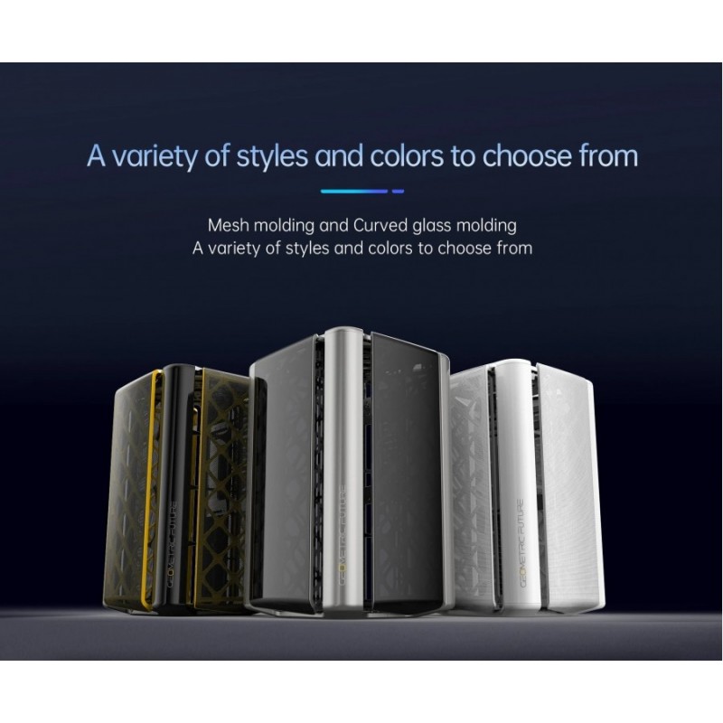 Geometric Future кутия Case mATX - Model 2 THE ARK Mesh White, 1AM2AKWT00101