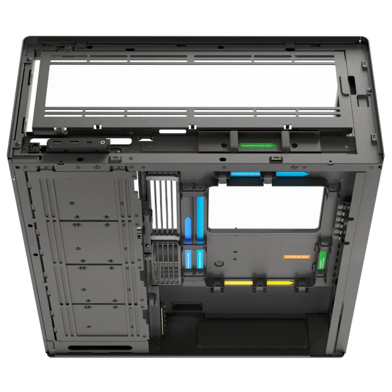 HAVN кутия Case E-ATX - HS 420 VGPU Edition Black - PCIe Gen 5 riser included