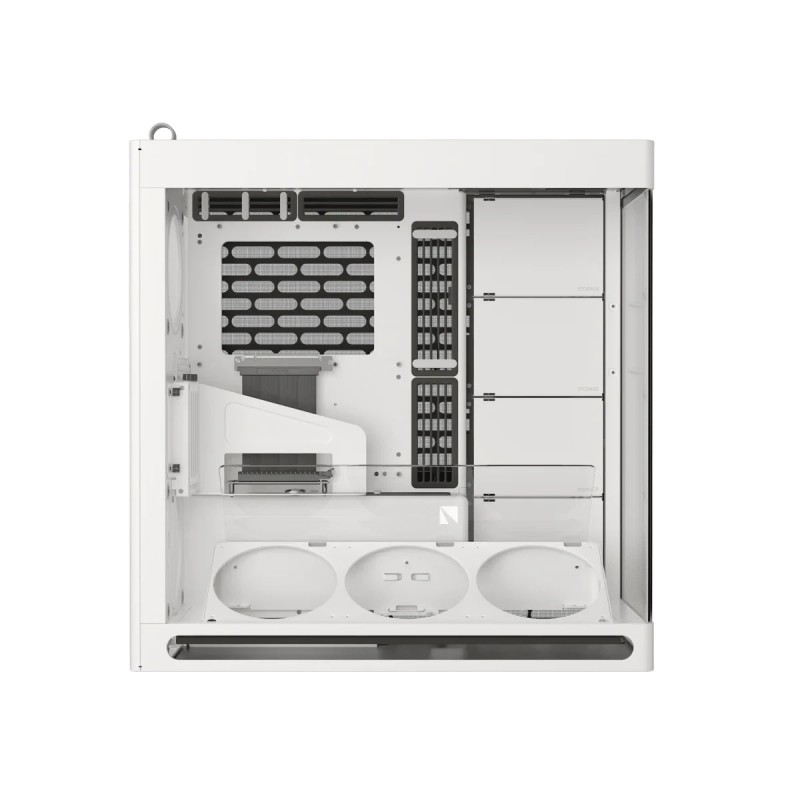 HAVN кутия Case E-ATX - HS 420 VGPU Edition White - PCIe Gen 5 riser included