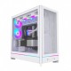 Montech кутия Case ATX - HS01 PRO (W) - 5 x 120 mm ARGB Fans, USB-C, White, MONTECH-HS01-PRO-WH