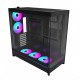 Montech кутия Case ATX - HS02 PRO (B) - 5 x 120 mm ARGB Fans, USB-C, Black, MONTECH-HS02-PRO-BK