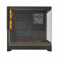 Montech кутия Case ATX - HS02 PRO (B) - 5 x 120 mm ARGB Fans, USB-C, Black, MONTECH-HS02-PRO-BK
