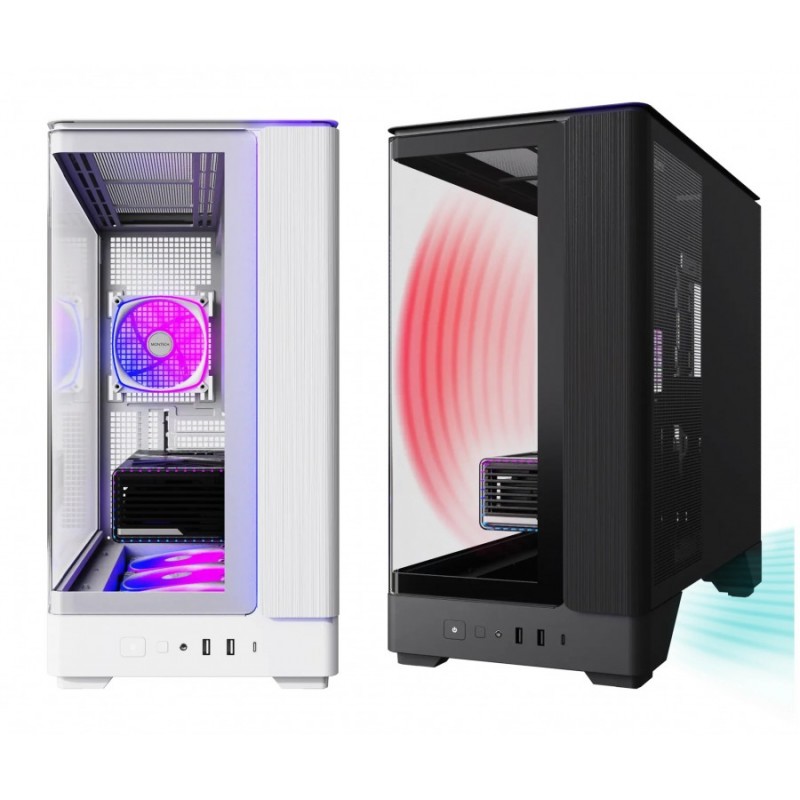 Montech кутия Case ATX - KING 45 PRO (B) - 4 x 120 mm A-RGB, USB-C