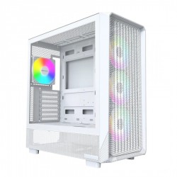 Montech кутия Case mATX - X5 (W) - 4 A-RGB fans, USB-C