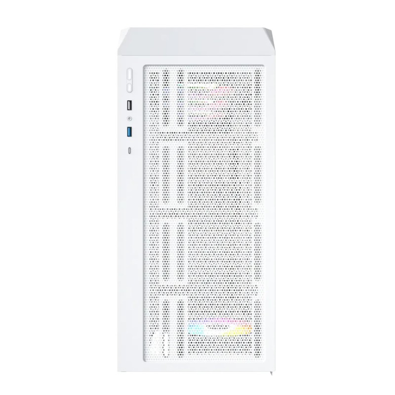 Montech кутия Case mATX - X5 (W) - 4 A-RGB fans, USB-C