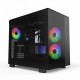 Montech кутия KING 65 Pro, Dual Chamber Mid-tower Case, 3 ARGB Fans, Black, MONTECH-KING-65-PRO-B