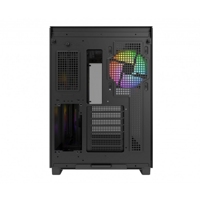 Montech кутия KING 65 Pro, Dual Chamber Mid-tower Case, 3 ARGB Fans, Black, MONTECH-KING-65-PRO-B