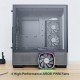 Montech кутия SKY TWO, Mid-tower Case, TG, 4x120mm ARGB Fans, Black, MONTECH-SKY-TWO-BK