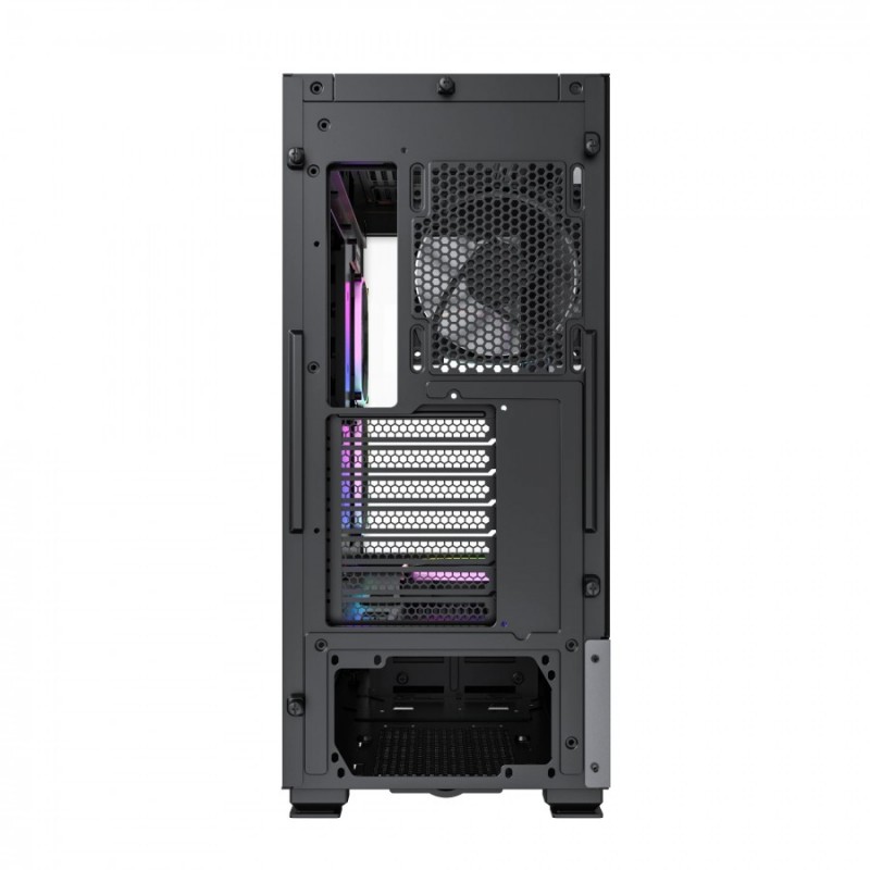 Montech кутия SKY TWO, Mid-tower Case, TG, 4x120mm ARGB Fans, Black, MONTECH-SKY-TWO-BK