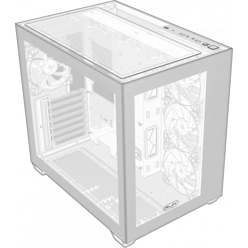 Raijintek кутия Case ATX - PAEAN C7 BLACK, 0R20B00222