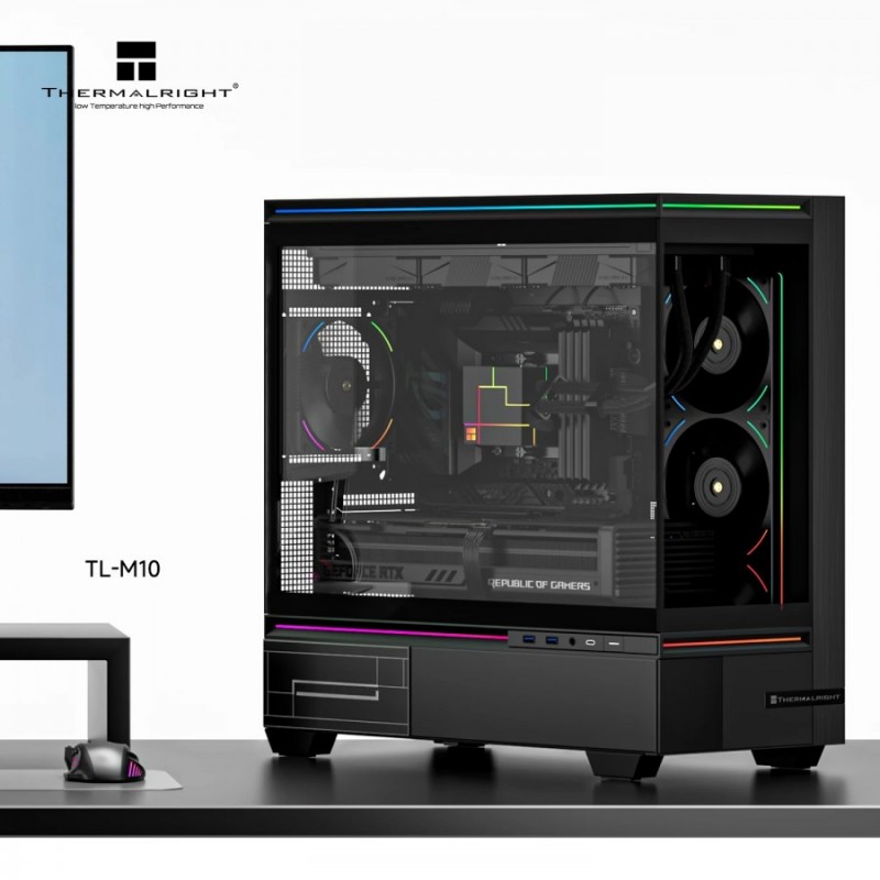 Thermalright кутия Case mATX - TL-M10 Black - USB-C