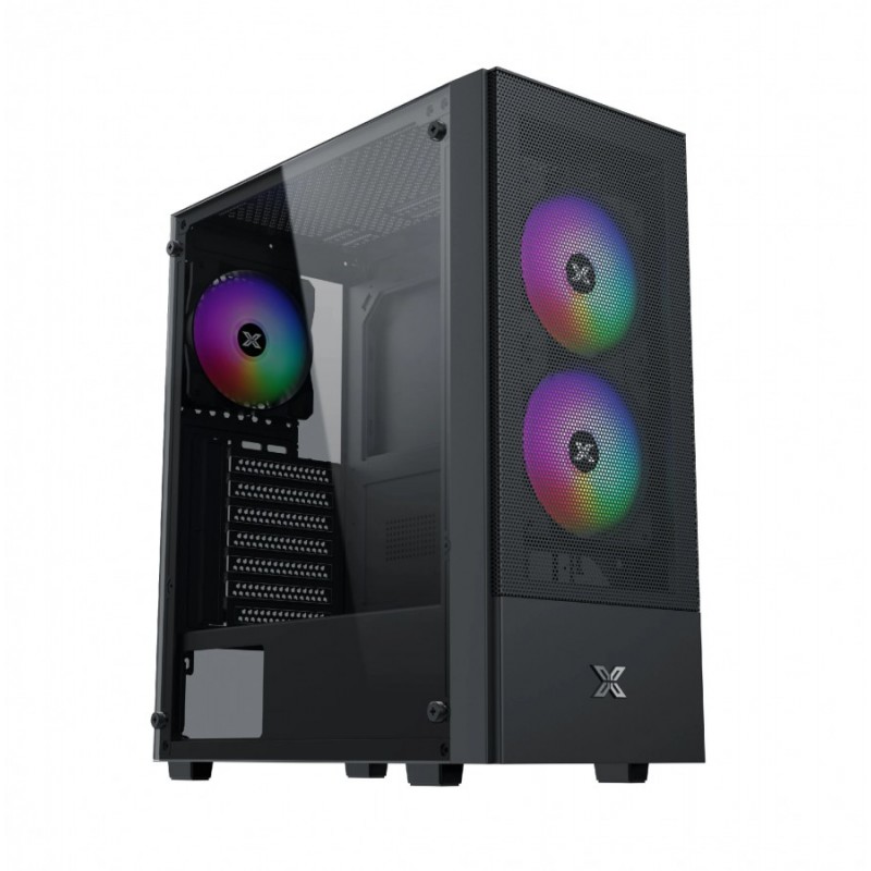 Xigmatek кутия Case ATX - Hero II Air 3F - RGB, Tempered Glass, EN41655