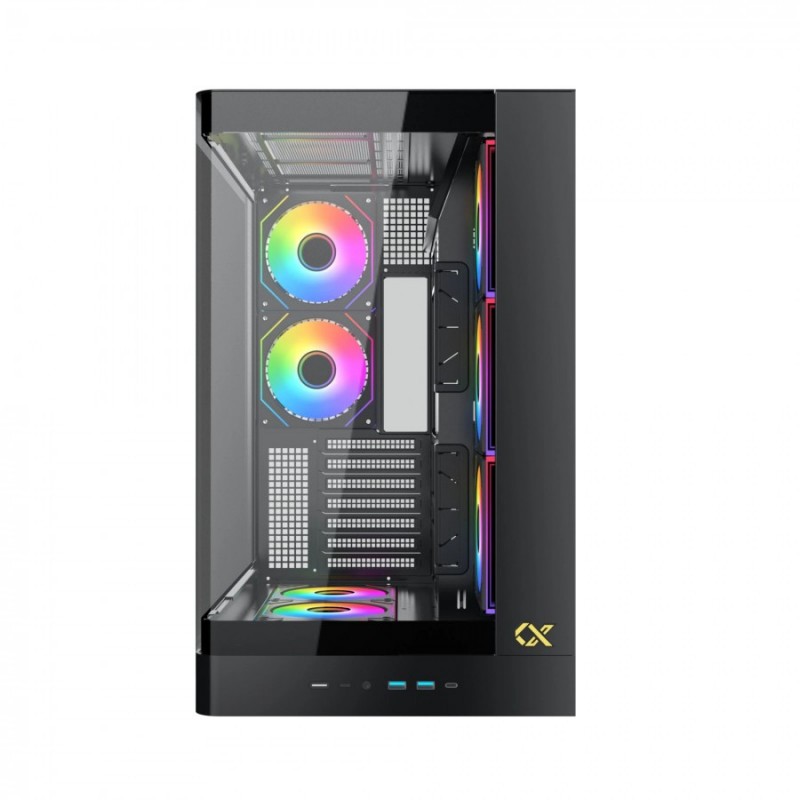Xigmatek кутия Case E-ATX - PANO II AIR - 8 ARGB Fans