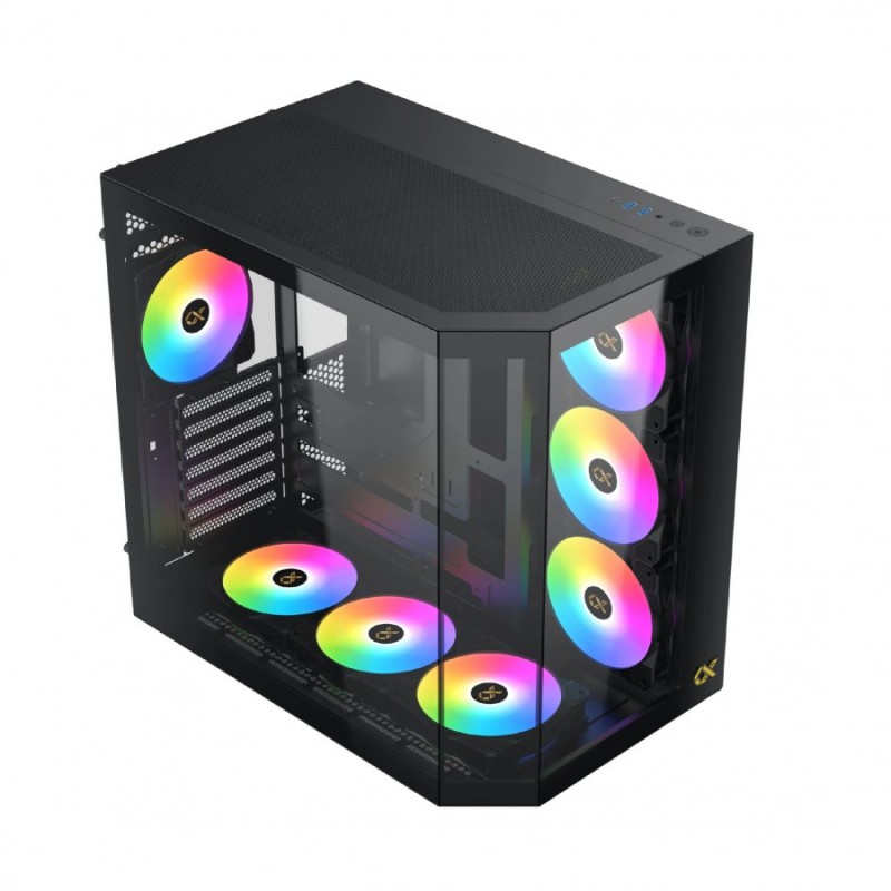 Xigmatek кутия Case EATX - Cubi II - 7 ARGB Fans, EN45486