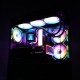 Zalman кутия Case ATX - Chronix BLACK V2 - 3 x 120 mm A-RGB, USB-C, Tempered Glass