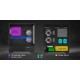 Zalman кутия Case ATX - Chronix BLACK V2 - 3 x 120 mm A-RGB, USB-C, Tempered Glass