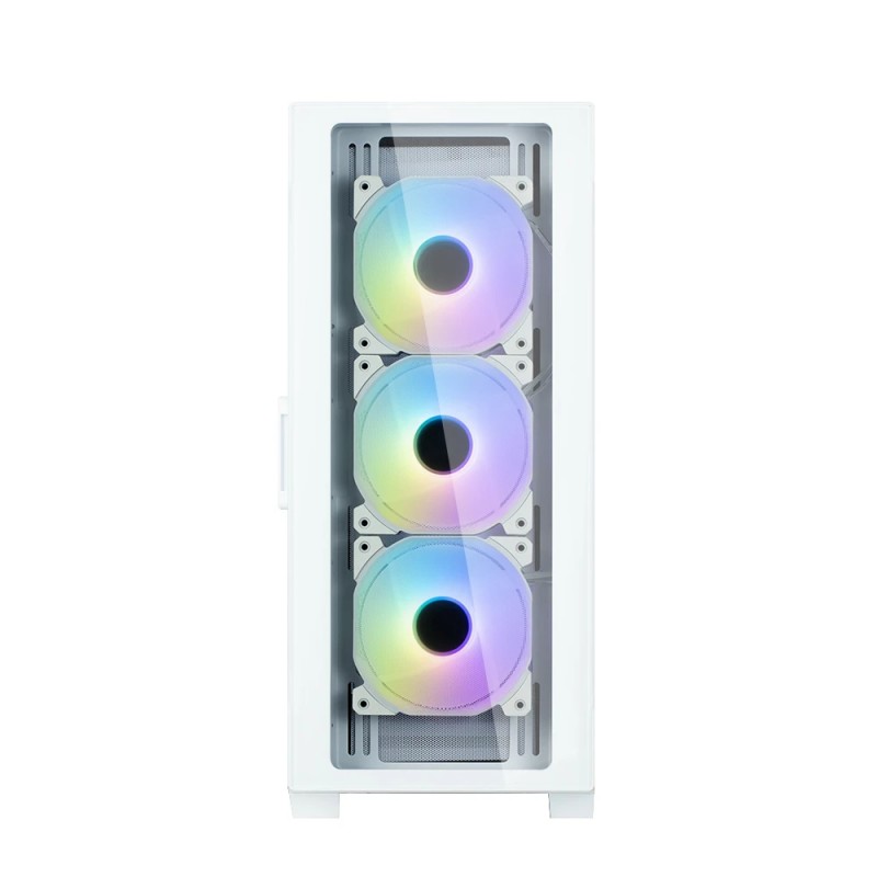 Zalman кутия Case ATX - I3 NEO TG White - aRGB, Tempered Glass, ZM-I3-NEO-TG-White