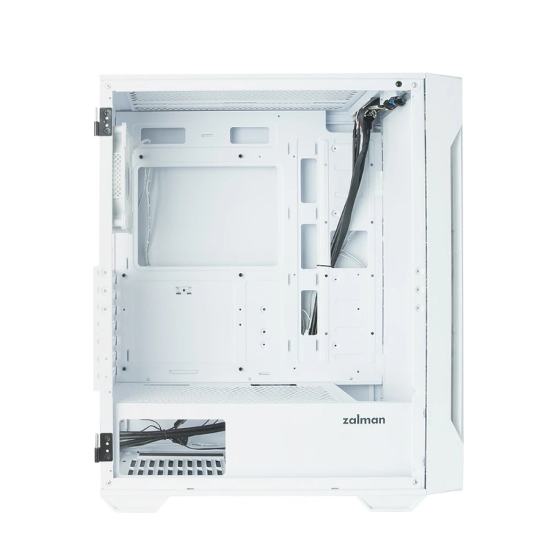 Zalman кутия Case ATX - I3 NEO TG White - aRGB, Tempered Glass, ZM-I3-NEO-TG-White