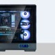 Zalman кутия Case ATX - P50 DS Black - Digital Display, Addressable RGB, ZM-P50-DS-BK