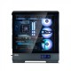 Zalman кутия Case ATX - P50 DS Black - Digital Display, Addressable RGB, ZM-P50-DS-BK