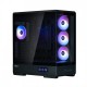 Zalman кутия Case ATX - P50 DS Black - Digital Display, Addressable RGB, ZM-P50-DS-BK