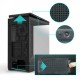 Zalman кутия Case ATX - P50 DS Black - Digital Display, Addressable RGB, ZM-P50-DS-BK