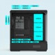 Zalman кутия Case ATX - P50 DS Black - Digital Display, Addressable RGB, ZM-P50-DS-BK