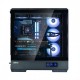 Zalman кутия Case ATX - P50 DS Black - Digital Display, Addressable RGB, ZM-P50-DS-BK