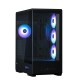 Zalman кутия Case ATX - P50 DS Black - Digital Display, Addressable RGB, ZM-P50-DS-BK