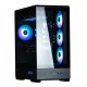 Zalman кутия Case ATX - P50 DS Black - Digital Display, Addressable RGB, ZM-P50-DS-BK