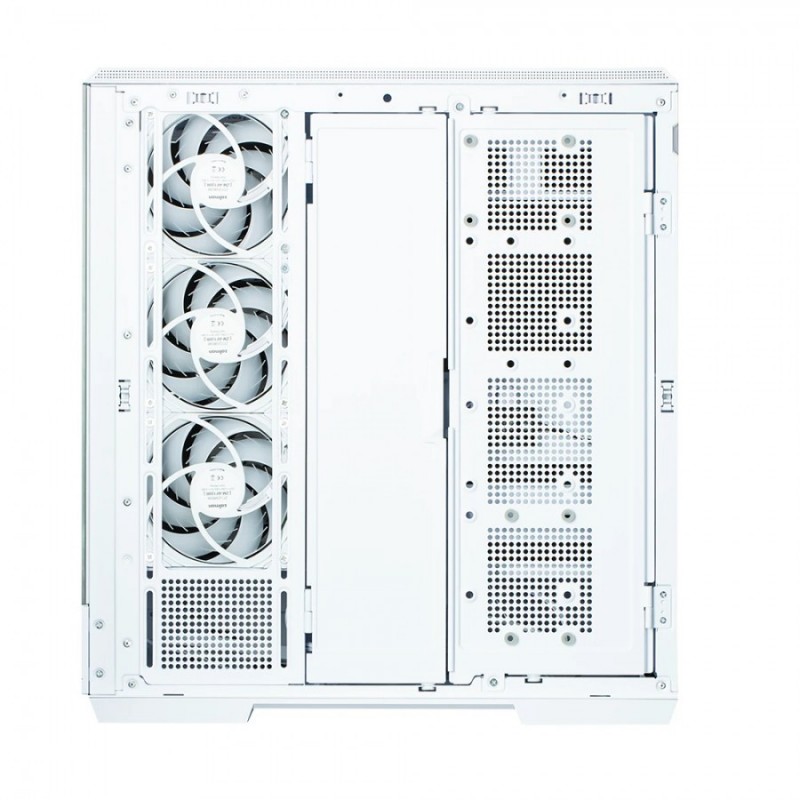 Zalman кутия Case ATX - P50 DS White - Digital Display, Addressable RGB, ZM-P50-DS-WH