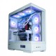 Zalman кутия Case ATX - P50 DS White - Digital Display, Addressable RGB, ZM-P50-DS-WH