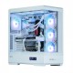 Zalman кутия Case ATX - P50 DS White - Digital Display, Addressable RGB, ZM-P50-DS-WH